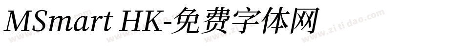 MSmart HK字体转换